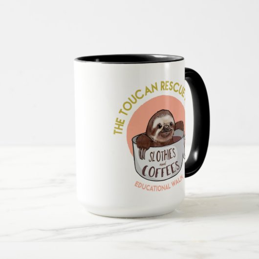 Slothies & Coffees Tasse (VorderseiteRechts)