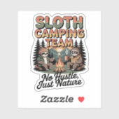 slothisches Camping-Team Aufkleber (Blatt)