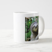 SlothKaffeepause-Tasse Jumbo-Tasse (Vorderseite Rechts)