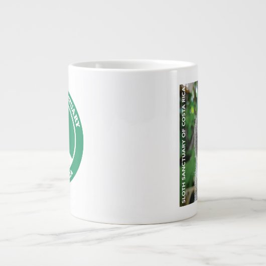 SlothKaffeepause-Tasse Jumbo-Tasse (Vorderseite)