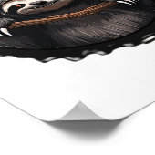 Slothoween Chill And Thrill - Creepy Sloth Classic Poster (Ecke)