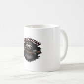 Slothoween Chill And Thrill - Gruseliger Faultier  Kaffeetasse (VorderseiteRechts)
