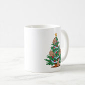 SLOTHS CHRISTMAS TREE KAFFEETASSE (VorderseiteRechts)