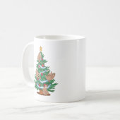 SLOTHS CHRISTMAS TREE KAFFEETASSE (Vorderseite Links)