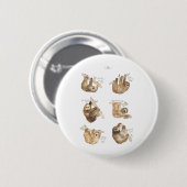 Sloths Classic Button (Vorne & Hinten)