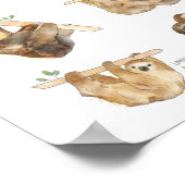 Sloths Classic Poster (Ecke)