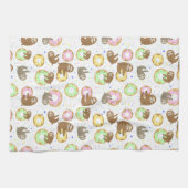Sloths & Donuts Geschirrtuch (Horizontal)