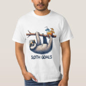 Sloths Goals T - Shirt (Vorderseite)