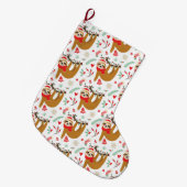 Sloths Grosser Weihnachtsmann-Strumpf Großer Weihnachtsstrumpf (Vorderansicht (hängend))