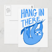 Sloths hang sich da rein postkarte (Vorne/Hinten)