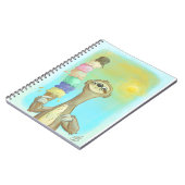 Sloths-Liebe-Eiscreme! Notizblock (Linke Seite)