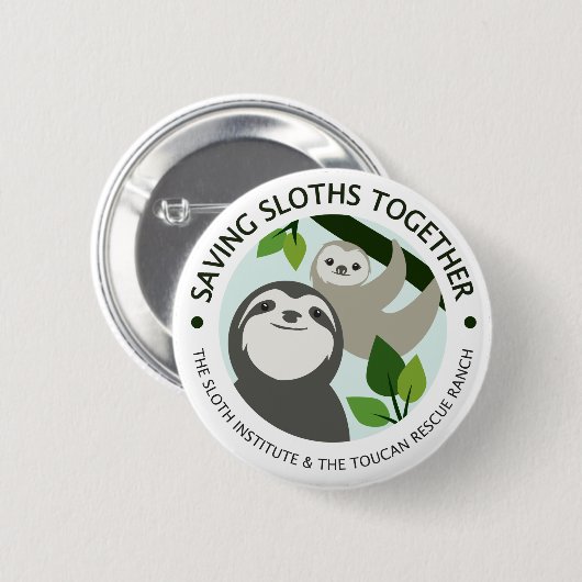 Sloths rettend, programmieren Sie zusammen | Button (Vorne & Hinten)