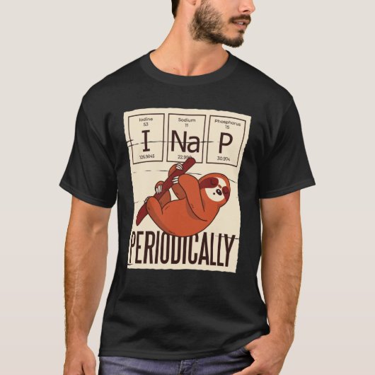 Sloths Science Sloth I Nickerchen regelmäßig T-Shirt (Vorderseite)