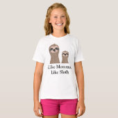 Sloths Sloth Gift Girl's Shirt (Vorne ganz)