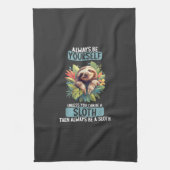 Sloths Sloth T-Shirt Geschirrtuch (Vertikal)