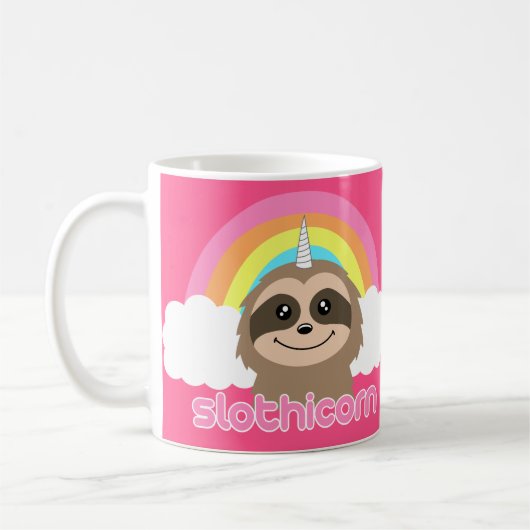 SlothUnicorn Slothicorn Tasse (Links)