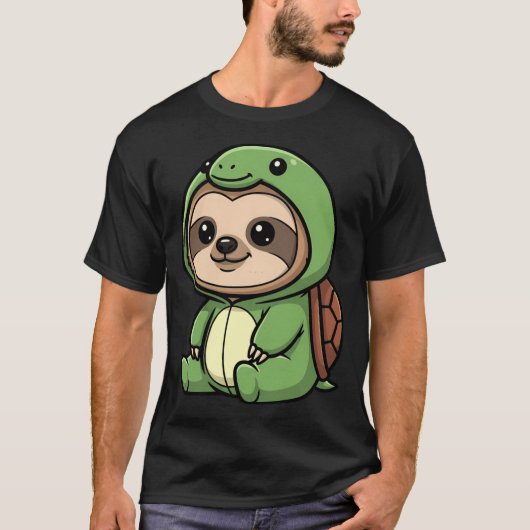 Slothurtle Cute Animal gift T-Shirt (Vorderseite)
