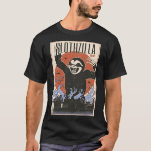 Slothzilla Sloth Asia Monster T-Shirt