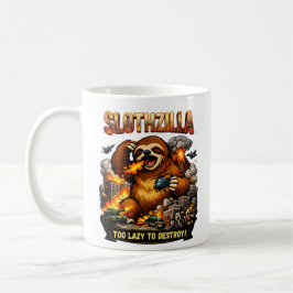 Slothzilla Too Lazy to Destroy,Funny Kaiju Monster Kaffeetasse