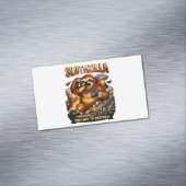Slothzilla Too Lazy to Destroy,Funny Kaiju Monster Magnetische Visitenkarte (Beispiel)