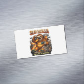 Slothzilla Too Lazy to Destroy,Funny Kaiju Monster Magnetische Visitenkarte (Beispiel)