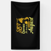 Slotmaschine Königin August Geburtstag Banner (Vertikal)