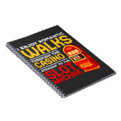 Slotmaschine Player Funny Casino Gambling Spaß Notizblock (Rechte Seite)