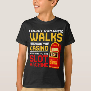 Slotmaschine Player Funny Casino Spaß T-Shirt
