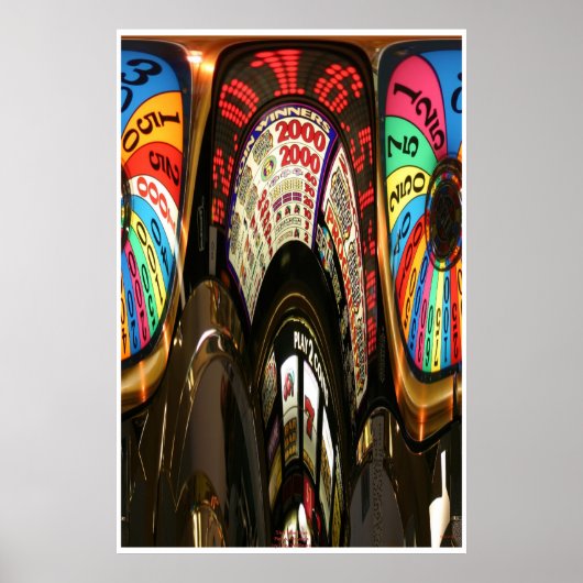 Slotmaschine, Reno, Nevada Poster (Vorne)