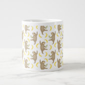 Slots & Bananen-Muster Jumbo-Tasse (Vorderseite)