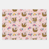 Slots Tropische Blume Geschenkpapier Set (Vorderseite)