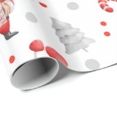 Slots und Fuchs Anpassen von Text und Namen Geschenkpapier (Rolleneckpunkt)