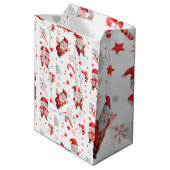 Slots und Fuchs Anpassen von Text und Namen Mittlere Geschenktüte (Rückseite Schrägansicht)