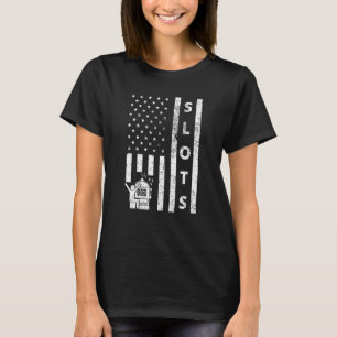 Slots Vintages Spielautomat Spielkasino T-Shirt