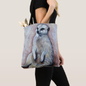 Slouchy Meerkat Painting Tasche (Von Nahem)