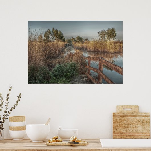 Slough am Morgen Print Poster (Küche)