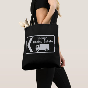 Slough Trading Anwesen Sign Tasche