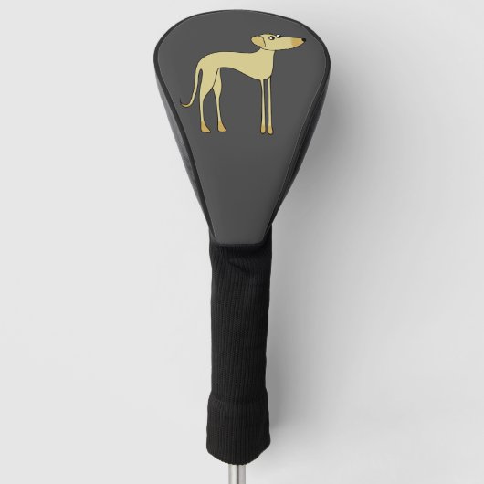 Sloughi Dog Golf Headcover (Vorderseite)