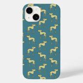 Sloughi Dog Pattern Case-Mate iPhone Hülle (Rückseite)