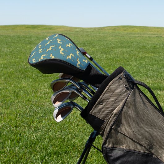 Sloughi Dog Pattern Golf Headcover (In SItu)