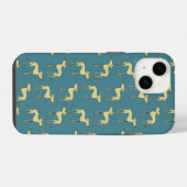 Sloughi Dog Pattern iPhone Hülle (Rückseite (Horizontal))