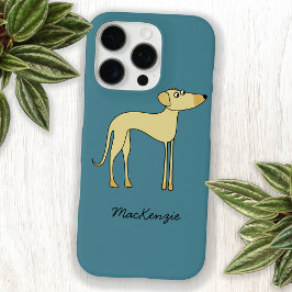 Sloughi Dog Personalisierter Name iPhone 16 Hülle
