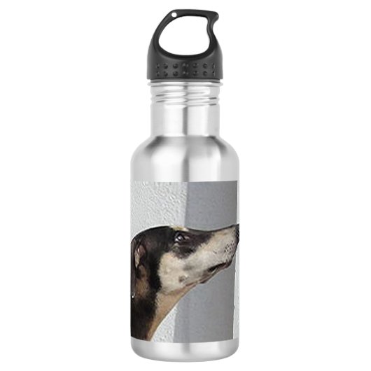 Sloughi.png Edelstahlflasche (Vorderseite)