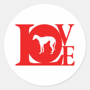 Sloughi Runder Aufkleber