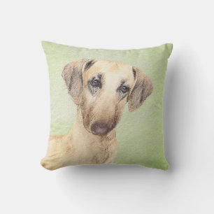 Sloughis-Malerei - Niedliche Original Hunde-Kunst Kissen