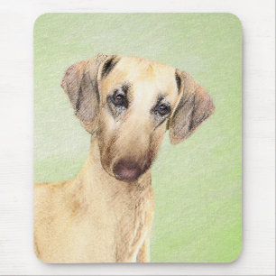 Sloughis-Malerei - Niedliche Original Hunde-Kunst Mousepad