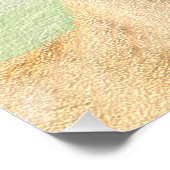 Sloughis-Malerei - Niedliche Original Hunde-Kunst Poster (Ecke)