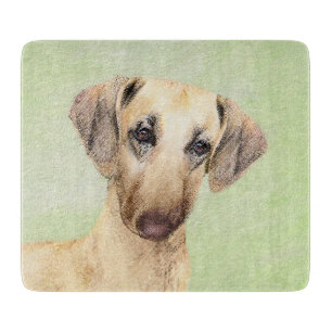 Sloughis-Malerei - Niedliche Original Hunde-Kunst Schneidebrett
