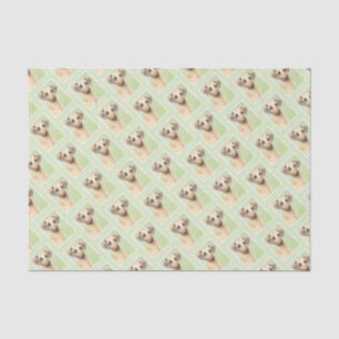 Sloughis-Malerei - Niedliche Original Hunde-Kunst Seidenpapier