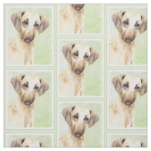 Sloughis-Malerei - Niedliche Original Hunde-Kunst Stoff